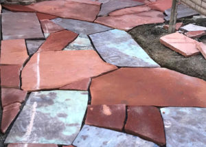 Flagstone outdoor tiles